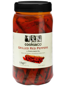 Grilled Red Peppers