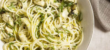 Artichoke Spaghetti